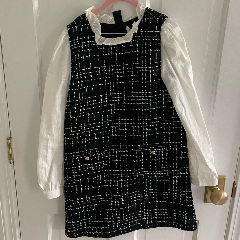 Janie and Jack Tweed Uptown Dress